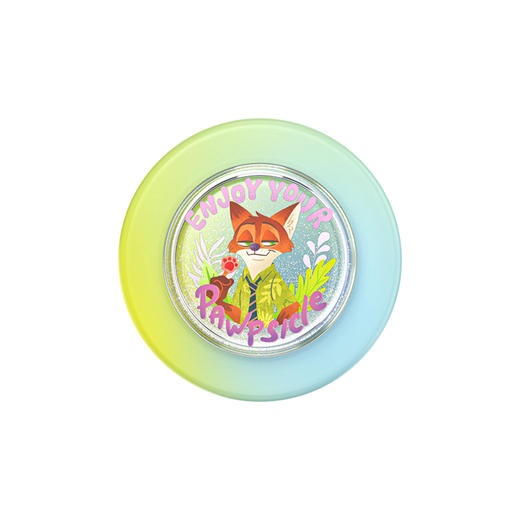 【疯狂动物城】尼克画像·MagSafe圆啪嗒 泡泡骚 x Zootopia 奇妙联动上线 MAGSAFE磁吸手机气囊支架 Round圆啪嗒系列 蓝色 商品图2