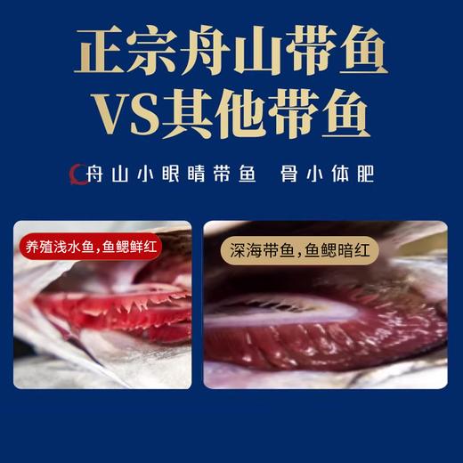 【咏礼记舟山小眼带鱼礼盒】来自北纬30°的一口鲜！全国首批海鲜类地理标志产品，油脂丰富，肉质鲜美。（下单48-72h发货）（2.13-2.24停发） 商品图3