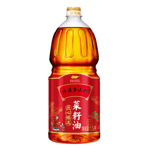 ASZ 金龙鱼外婆乡小榨匠心臻选菜籽油/非转/压榨/一级/1.5L 商品图0