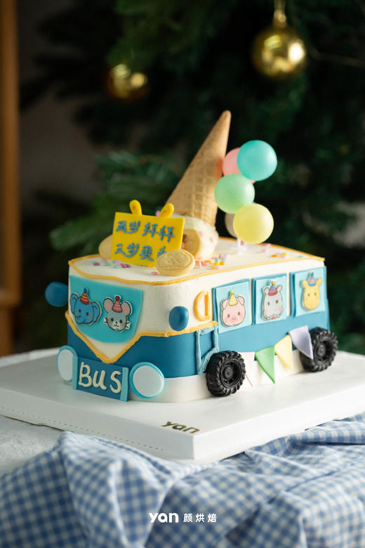 宝宝巴士动物乐园蛋糕 商品图0