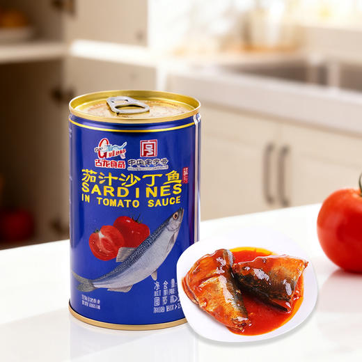 古龙-茄汁鱼罐头425g/罐【沙丁鱼丨鲭鱼】 商品图3
