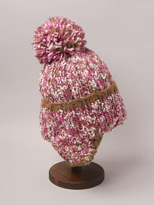 北京仓｜CA4LA-STRAWBERRY TREE 6-绒球球 毛线帽（粉色）［日本设计师］ 商品图5