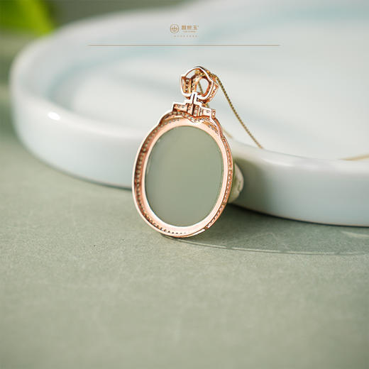 「鎏金岁月」系列【春日来信】玫瑰金 · 粉青猫眼 商品图4