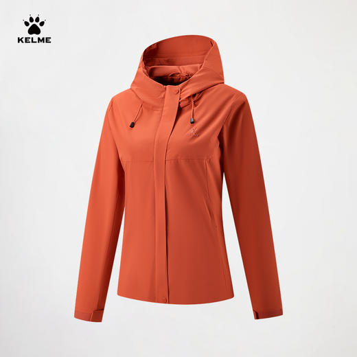 卡尔美生息跃动系列女士连帽梭织外套6619WT2018 商品图0