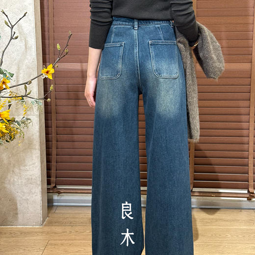 【特价不退换】【预售7天/加绒】良木礼两个兜牛仔裤（常规版）(3902) 商品图4