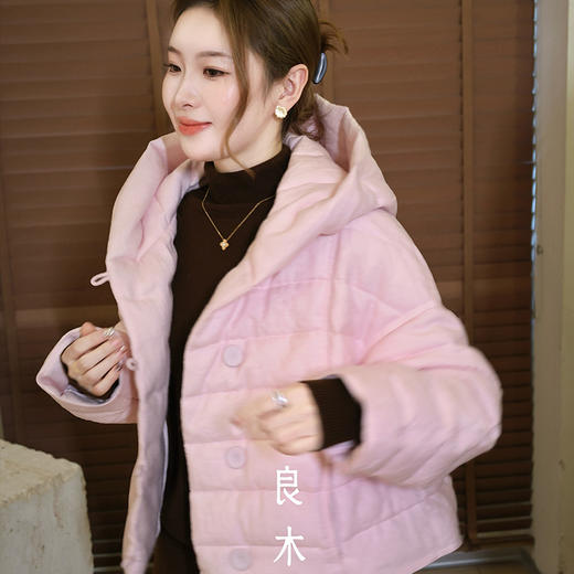 【特价不退换】【预售7天】良木礼连帽鹅绒服（0204改3172） 商品图6
