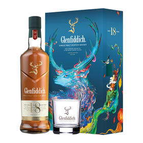 【行货】礼盒版   苏格兰格兰菲迪18年单一麦威士忌 700ml*1瓶