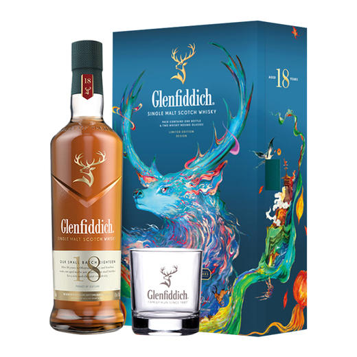 【行货】礼盒版   苏格兰格兰菲迪18年单一麦威士忌 700ml*1瓶 商品图0