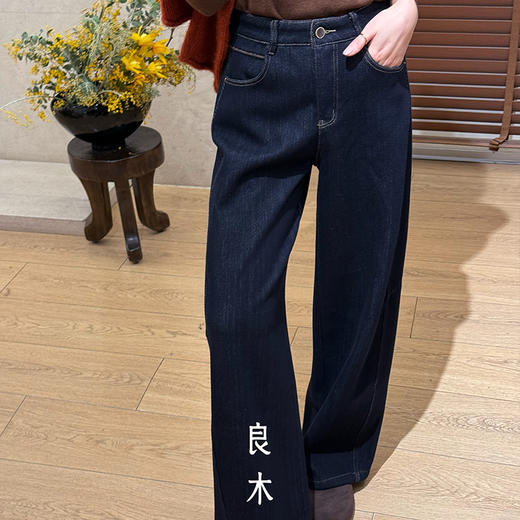 【特价不退换】【预售7天/加绒】良木礼休闲牛仔裤（大弯刀）（1165） 商品图0