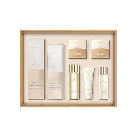 COCOCHI 蔻蔻琪 奢养嫩肤透亮礼盒（水120ml+水中样60ml+小金罐(3.5g+12.5)x2+乳100ml+乳中样50ml+洁面20g）