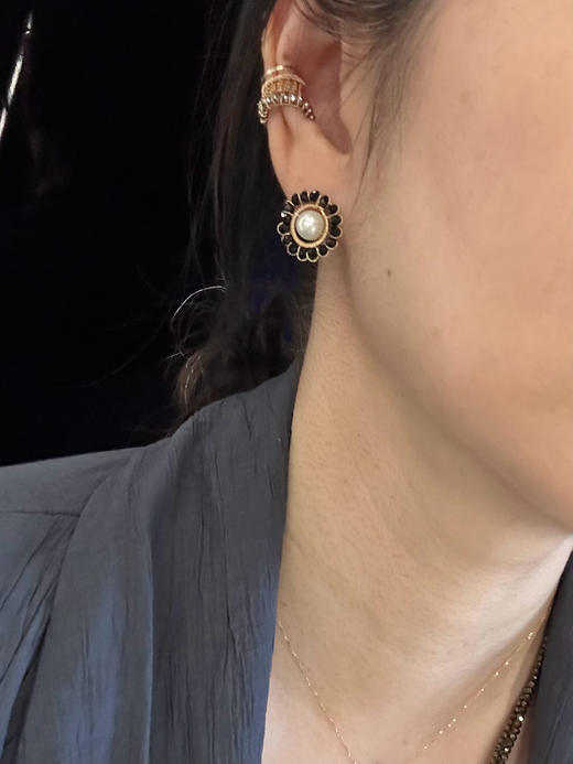 SpoiledBrat Jewelry镀银铁矿石耳骨夹 商品图8