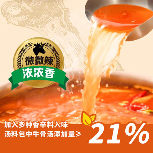草原红太阳-美味清汤丨红油辣汤丨微辣香汤火锅汤料160g（新老包装随机发） 商品图3