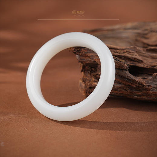 【芙蓉脂】羊脂白玉手镯（56.0）mm 商品图4