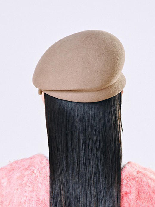 北京仓｜CA4LA-MAY FELT6-羊毛毡 报童帽（米色）［日本设计师］ 商品图4