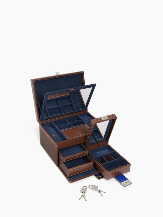 在途4周到｜LE TANNEUR-LARGE JEWELLERY BOX-玄木棕 珠宝首饰盒（大号）［法国设计师］ 商品图1