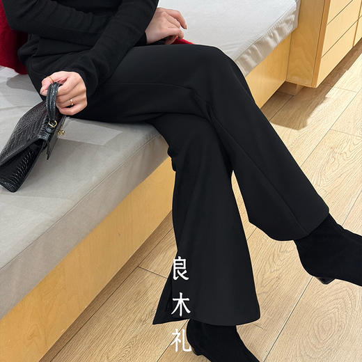 【预售7天】良木礼开叉喇叭裤（女神裤）(1622) 商品图2