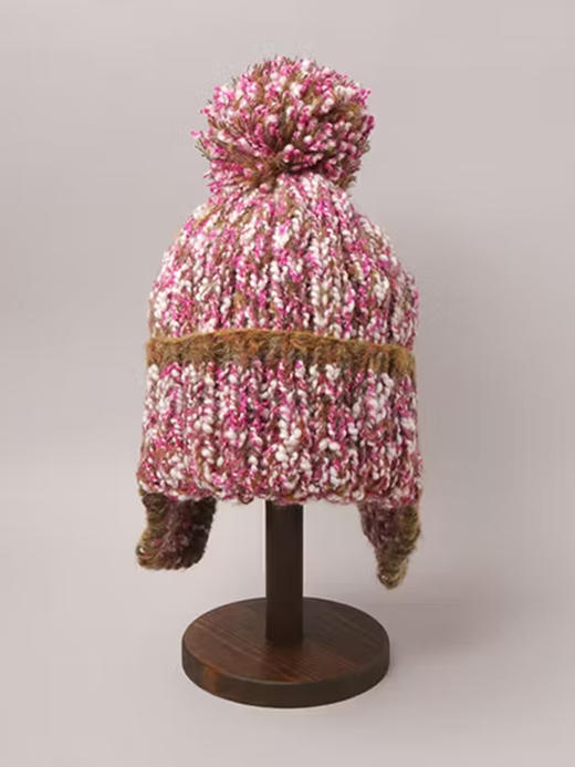 北京仓｜CA4LA-STRAWBERRY TREE 6-绒球球 毛线帽（粉色）［日本设计师］ 商品图2