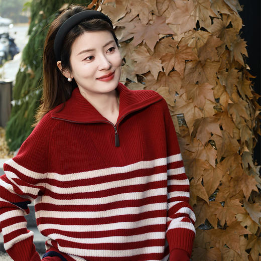 【预售7天】良木礼半拉链上衣(2480F) 商品图3