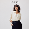LIYIHAN 2026春季新款棉质刺绣通勤衬衫黄色女长袖上衣小众设计感 商品缩略图2