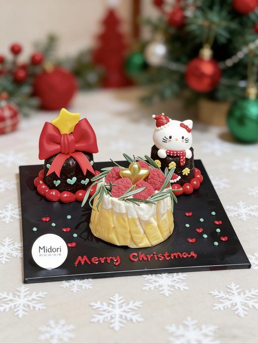 圣诞Kitty蝴蝶结 商品图0