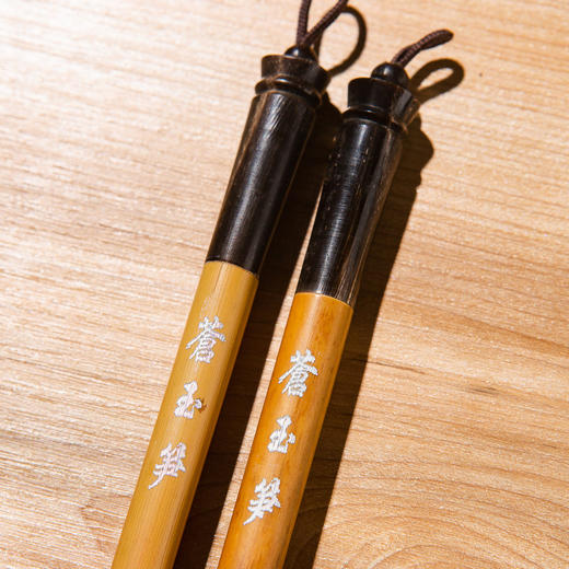 90年代荣宝斋精制“石獾斗笔套装”（一套两支） 商品图4