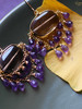 SpoiledBrat JewelryChandelier吊灯系列 | 紫水晶茶晶耳环 商品缩略图3