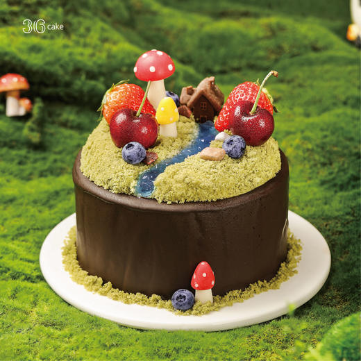 摩羯座 ∙ 童梦小屋 ∙ 车厘子开心果牛乳慕斯 商品图0