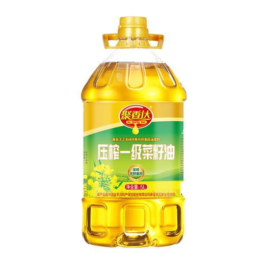 【严选】荆楚好粮油 非转基因 湖北襄阳元大 聚香达压榨一级菜籽油5L/桶（厂家直发） 商品图4