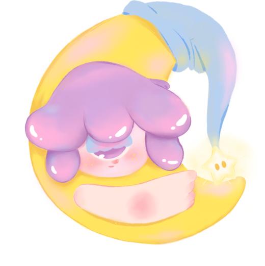 CANDY MOON丨冰淇淋人lulu 闪粉滴胶PP夹 商品图2