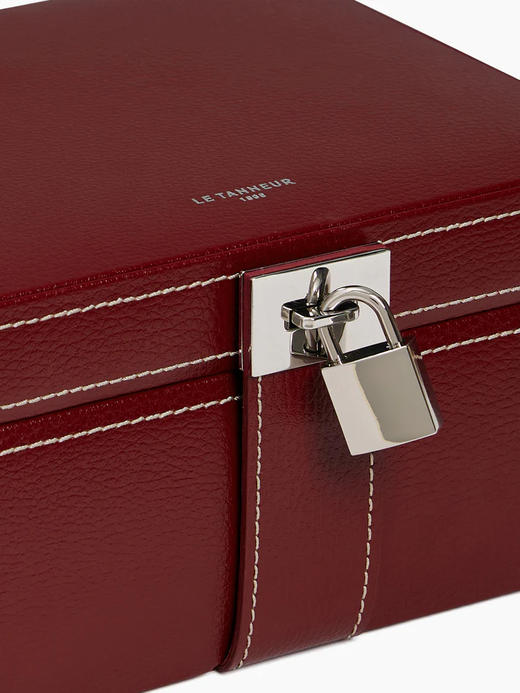 北京仓｜LE TANNEUR-MEDIUM JEWELRY CASE-法式红 珠宝首饰盒（中号）［法国设计师］ 商品图4