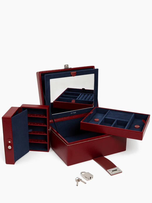 北京仓｜LE TANNEUR-MEDIUM JEWELRY CASE-法式红 珠宝首饰盒（中号）［法国设计师］ 商品图1