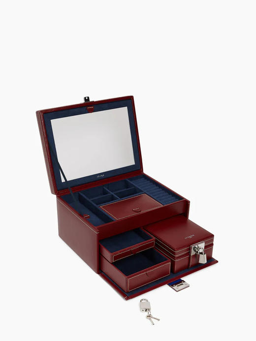 订购10周到｜LE TANNEUR-LARGE JEWELLERY BOX-法式红 珠宝首饰盒（大号）［法国设计师］ 商品图2