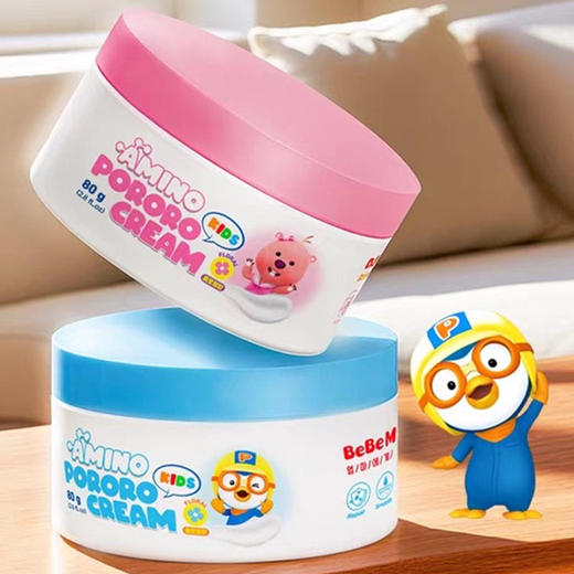 啵乐乐儿童氨基酸保湿面霜80g뽀로로 아미노 모이스춰 크림 商品图0