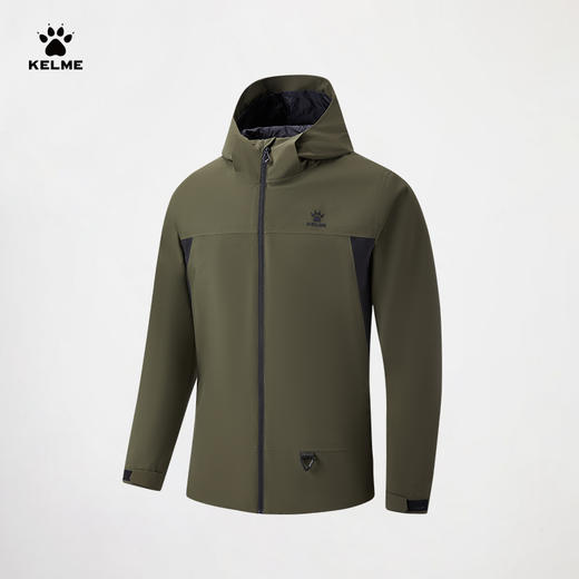 卡尔美生息跃动系列连帽梭织外套6619WT1502 商品图4