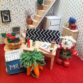 北京仓｜Felt So Good-Christmas Eve Essentials-平安夜的小小清单 羊毛毡 圣诞挂件（4件套）［英国设计师］