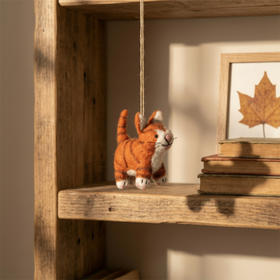 北京仓｜Felt So Good-Colin the Cat-鼠鼠小猎手 科林喵 羊毛毡 挂件［英国设计师］