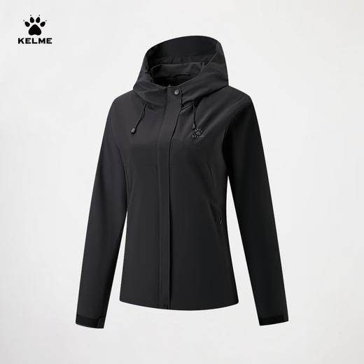 卡尔美生息跃动系列女士连帽梭织外套6619WT2018 商品图3