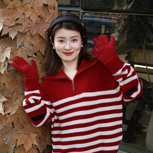 【预售7天】良木礼半拉链上衣(2480F) 商品图0