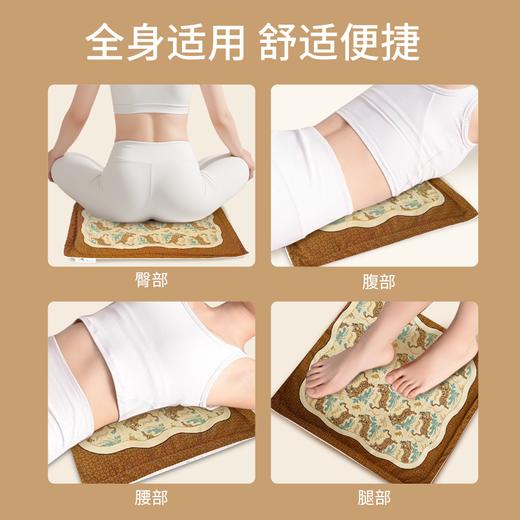 明大妈电加热艾灸坐垫艾草艾绒发热垫冬寒护腰臀蒲团发热仪坐灸垫 商品图4