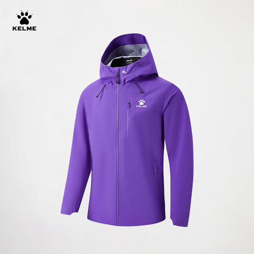 卡尔美生息跃动系列男女同款单层冲锋衣6619WT5024 商品图9