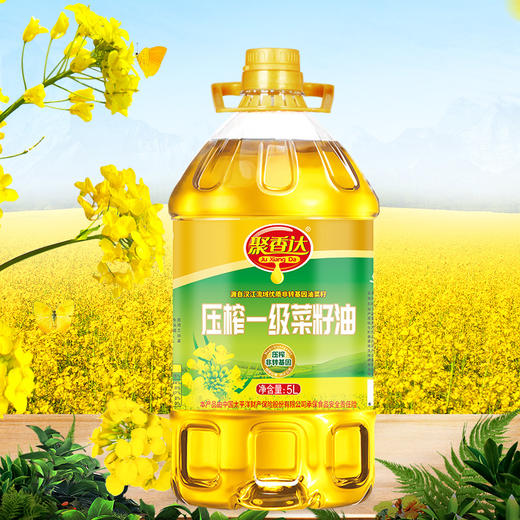 【严选】荆楚好粮油 非转基因 湖北襄阳元大 聚香达压榨一级菜籽油5L/桶（厂家直发） 商品图2