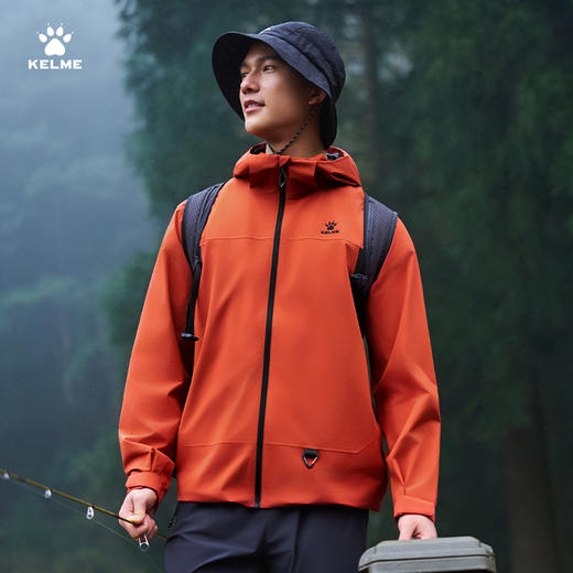 卡尔美生息跃动系列连帽梭织外套6619WT1502 商品图1