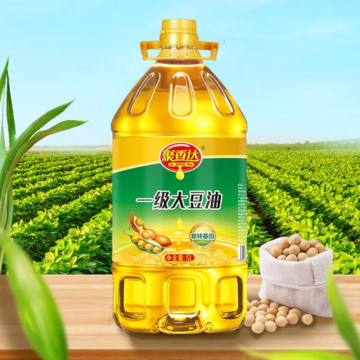 【严选】荆楚好粮油 湖北襄阳元大 聚香达 食用油 非转基因 一级大豆油5L/桶（厂家直发） 商品图2