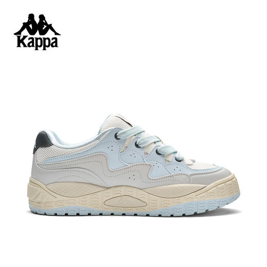 Kappa 板鞋女2025冬新款低帮小白鞋男女休闲运动鞋子K0GW5CC39 商品图1