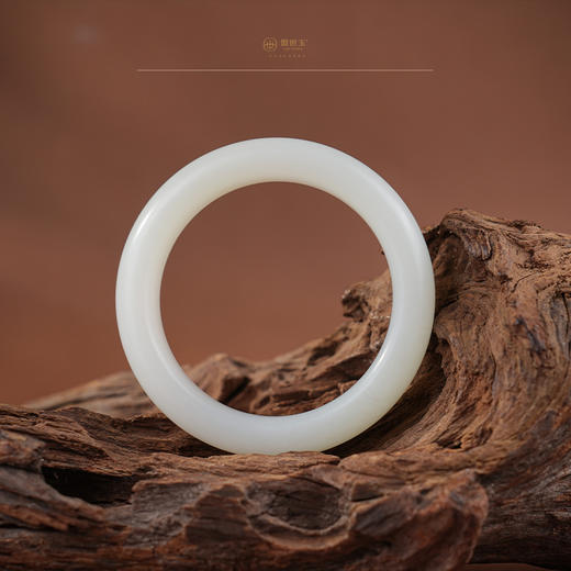 【芙兮】羊脂白玉手镯（56.9）mm 商品图2