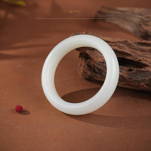 【芙兮】羊脂白玉手镯（56.9）mm 商品图3