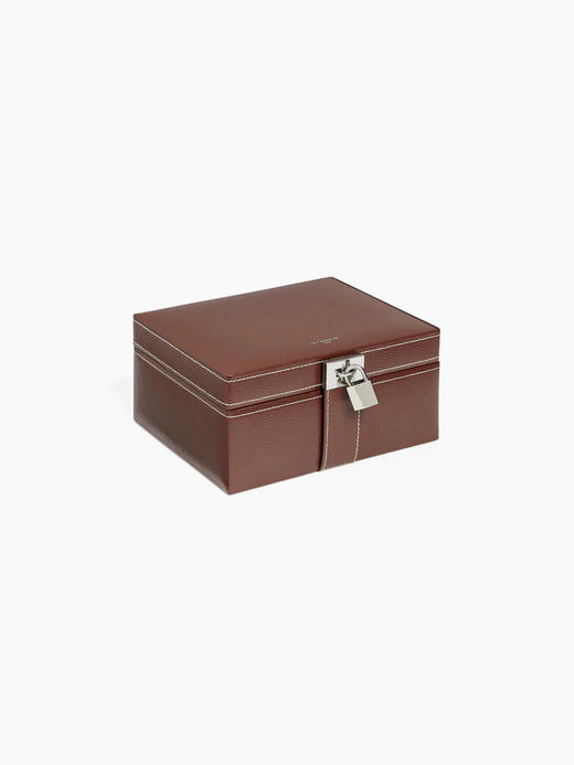 北京仓｜LE TANNEUR-MEDIUM JEWELRY CASE-玄木棕 珠宝首饰盒（中号）［法国设计师］ 商品图0