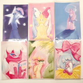 锦江丨CandyMoon丨lulu闪粉明信片（不分款）