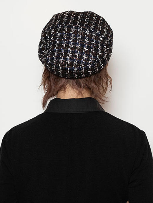 北京仓｜CA4LA-KATRINA-粗花呢 海军帽（海军蓝色）［日本设计师］ 商品图5