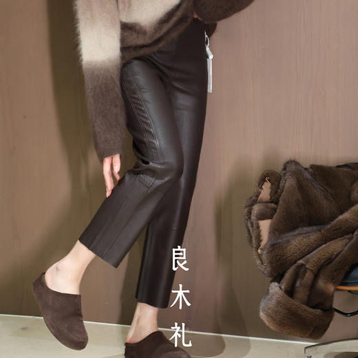 【部分现货】良木礼皮裤（16003） 商品图0